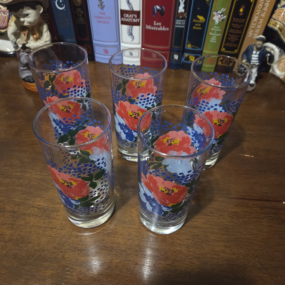 The Pioneer Woman Vibrant Floral Glass Tumblers - Picture 5 of 8